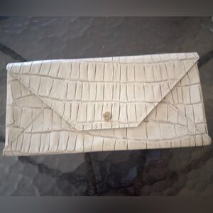 Abas crocodile clutch vintage